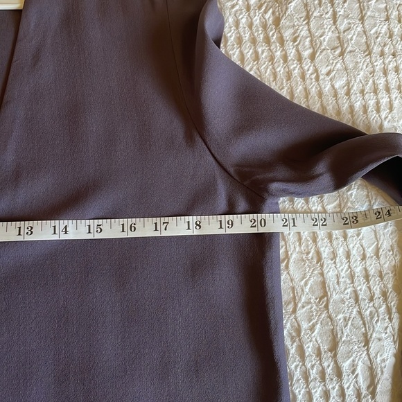 EILEEN FISHER Jacket Long Sleeve 1 Button Closure Purple Silk Women’s Sz: PS - Picture 8 of 9